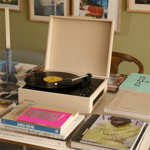 GIRADISCHI VALIGETTA CROSLEY MERCURY - COLORE CREMA | BLUETOOTH IN & OUT