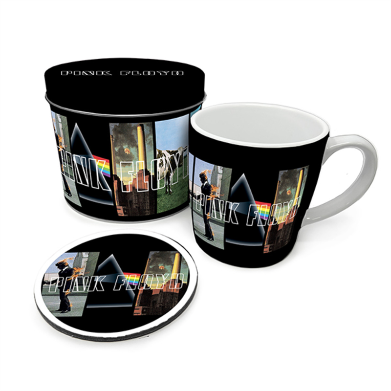 PINK FLOYD - PINK  FLOYD -  ALBUMS |  GIFT BOX TAZZA + SOTTOBICCHIERE + SCATOLA