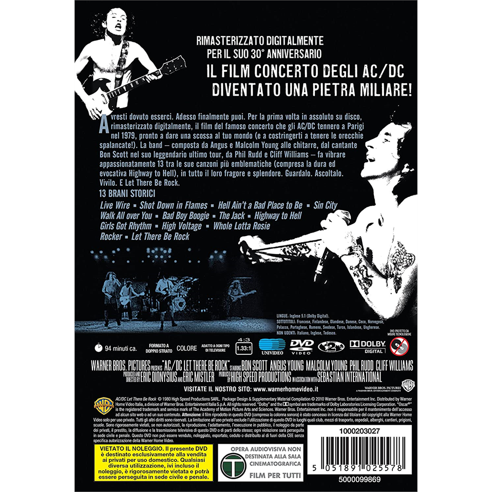 AC/DC - LET THERE BE ROCK (DVD - 2011)