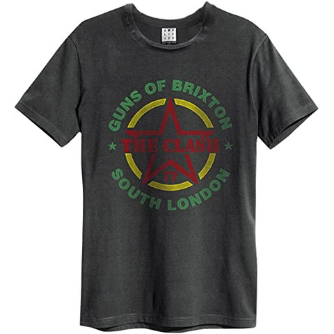 THE CLASH - GUNS OF BRIXTON TOUR - Grigio