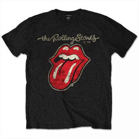 ROLLING STONES - PLASTERED TONGUE: KIDS - NERO - 11 ANNI - T-SHIRT