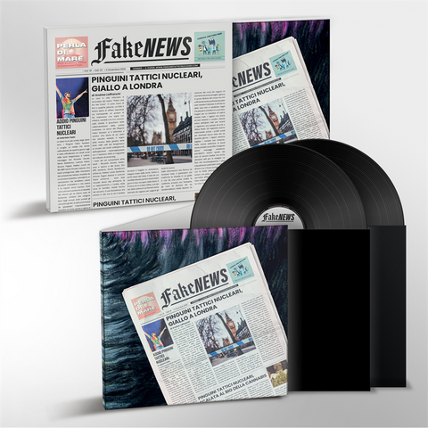 PINGUINI TATTICI NUCLEARI - FAKE NEWS: RIP (2LP - NERO - 2022)