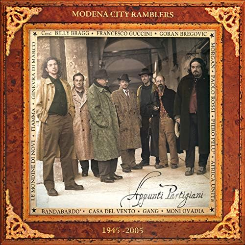 MODENA CITY RAMBLERS - APPUNTI PARTIGIANI (2LP - 20TH ANN | ROSSO | REM25 - 2005)