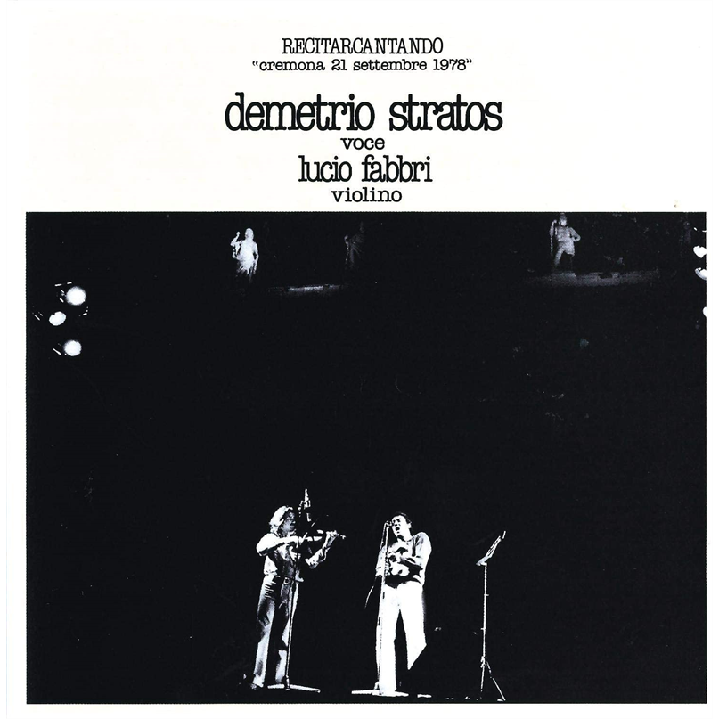 DEMETRIO STRATOS - RECITARCANTANDO: CREMONA 21 SETTEMBRE 1978 (LP - GIALLO | 140GR - RSD'21)