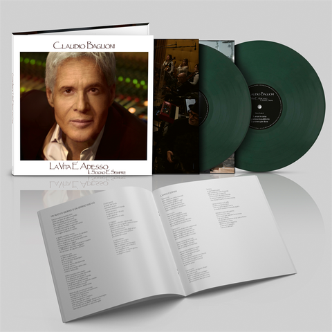 CLAUDIO BAGLIONI - LA VITA E' ADESSO, IL SOGNO E' SEMPRE (2LP - VERDE - 2025)