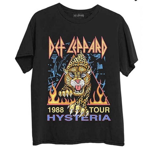 DEF LEPPARD - HYSTERIA '88 - NERO - M - T-SHIRT