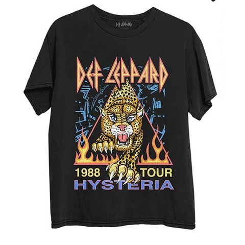DEF LEPPARD - HYSTERIA '88 - NERO - M - T-SHIRT