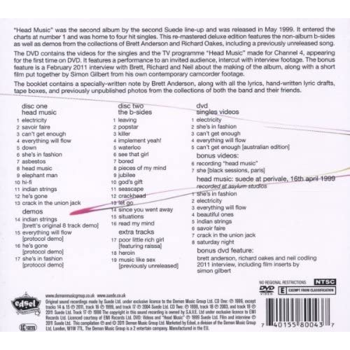 SUEDE - HEAD MUSIC (1998 - DELUXE | 2CD+DVD | REM11)