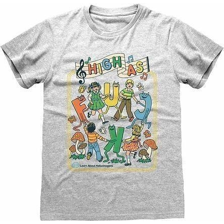 STEVEN RHODES - HI AS F – GRIGIO – (L) – T-SHIRT