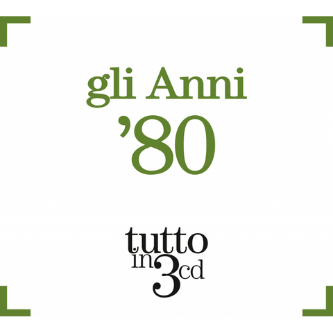 ANNI 80 - ARTISTI VARI - ANNI 80 TUTTO IN 3CD (BOX)