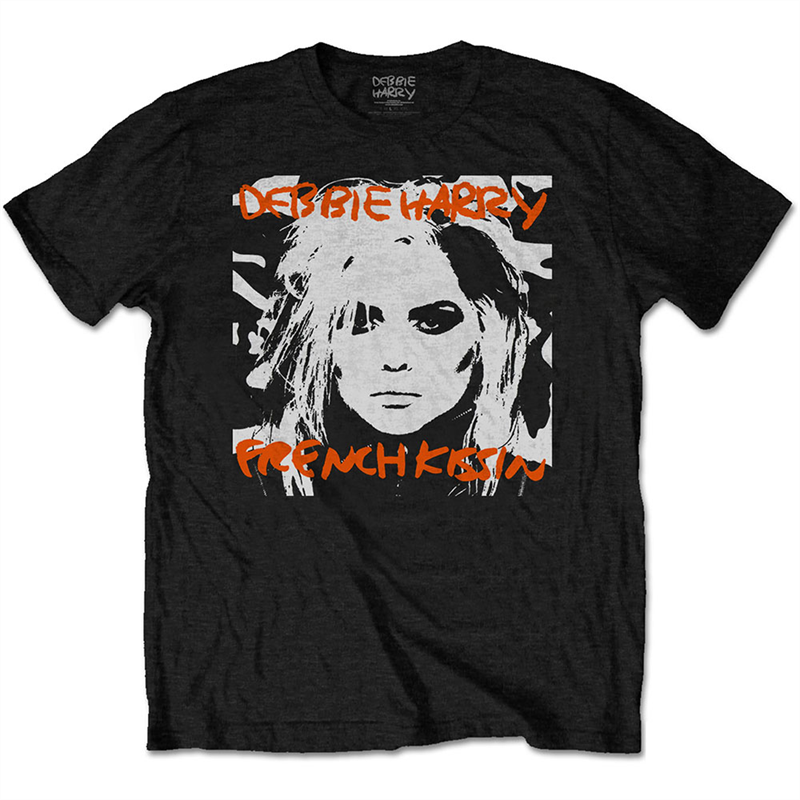 BLONDIE - DEBBIE HARRY - FRENCH KISSIN - NERO - M - T-SHIRT