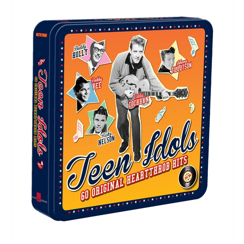 ARTISTI VARI - TEEN IDOLS - 60 ORIGINAL HEARTTHROB HITS (3CD - LATTA)