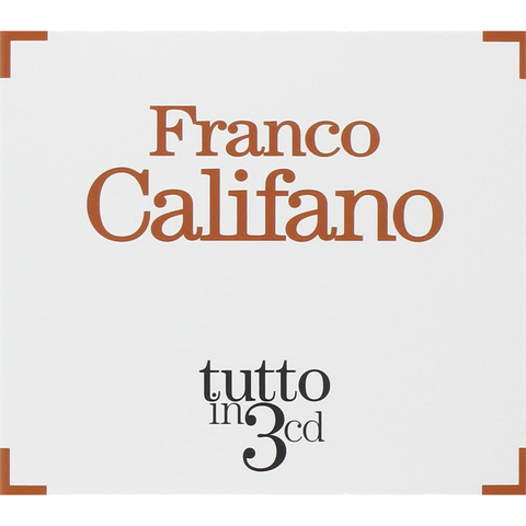 FRANCO CALIFANO - TUTTO IN 3CD