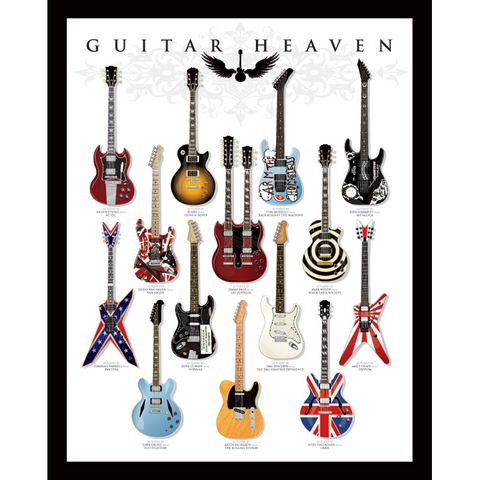 GUITAR HEAVEN - 621 - MINI POSTER 40X50 CM