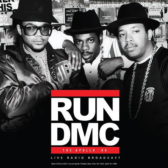 RUN DMC - THE APOLLO ‘86 (LP - FM RADO BROADCAST - 2022)