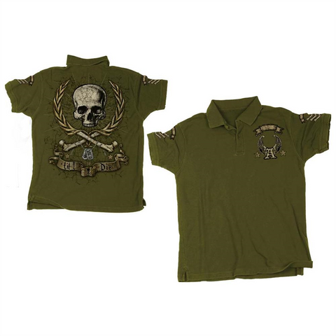 T-SHIRT - TIL' I DIE - KHAKI - M - POLO