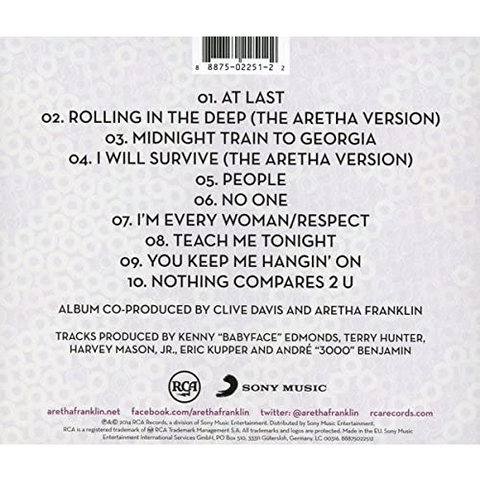 ARETHA FRANKLIN - SINGS THE GREAT DIVA CLASSICS (2014)