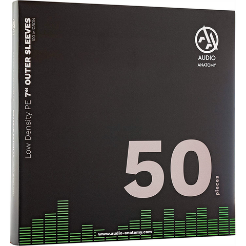 AUDIO ANATOMY - BUSTE VIVINILE - BUSTE PROTETTIVE 45 GIRI (50X7’’)