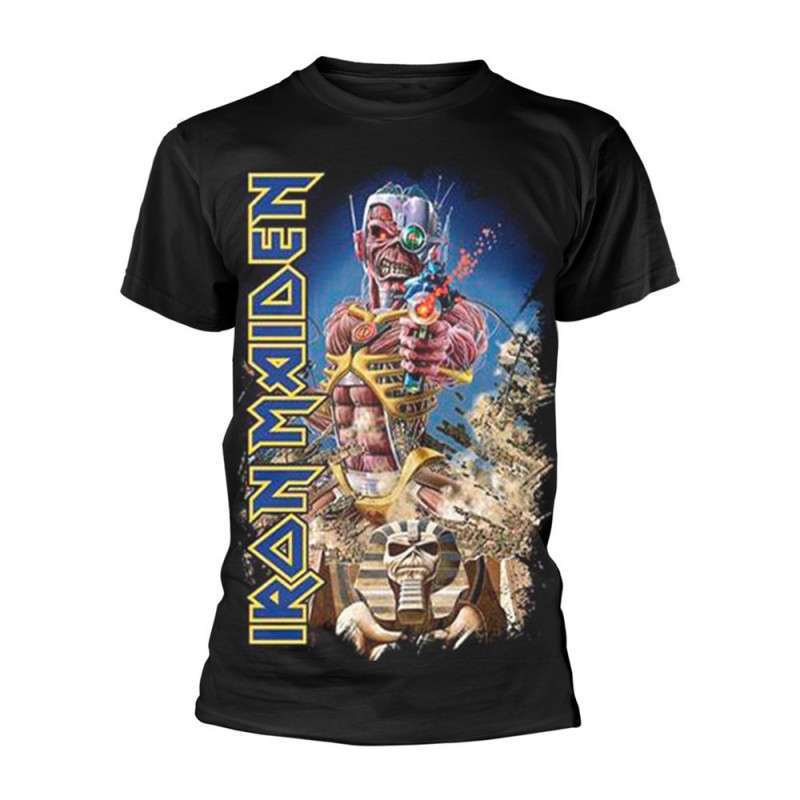 IRON MAIDEN - SOMEWHER BACK IN TIME - NERO - (L) - T-SHIRT