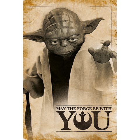 STAR WARS - 641 - YODA FORCE - POSTERL