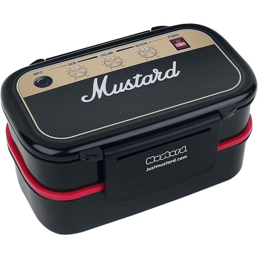 ROCK BOX - PORTAPRANZO - ROCK BOX - PORTA PRANZO -  GRAFICA AMPLIFICATORE TRE  SCOMPARTI + POSATE