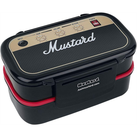 ROCK BOX - PORTAPRANZO - ROCK BOX - PORTA PRANZO -  GRAFICA AMPLIFICATORE TRE  SCOMPARTI + POSATE