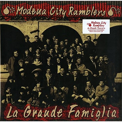 MODENA CITY RAMBLERS - LA GRANDE FAMIGLIA (LP - LTD.VINILE ROSSO - 1996)