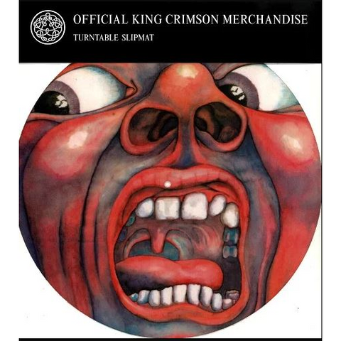 KING CRIMSON - AT THE COURT OF THE CRIMSON KING- SLIPMAT / TAPPETINO GIRADISCHI