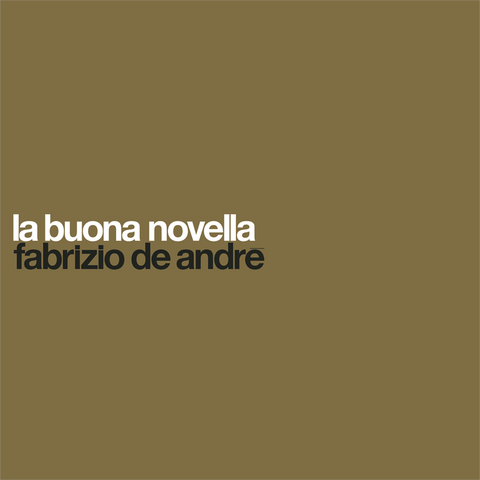 FABRIZIO DE ANDRE' - LA BUONA NOVELLA (1970 - REM24 | EDIZIONE WAY POINT)