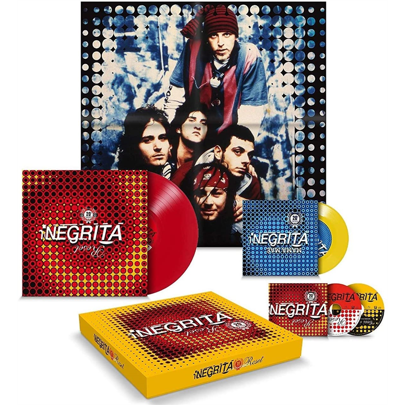 NEGRITA - RESET (LP+2CD+7''+POSTER - 20TH ANN - 1999)