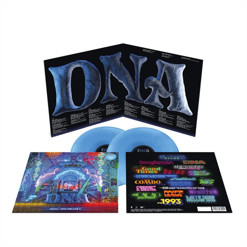 GHALI - DNA DELUXE X (2LP - AZZURRO | 2 BONUS TRACK | REM24 - 2020)
