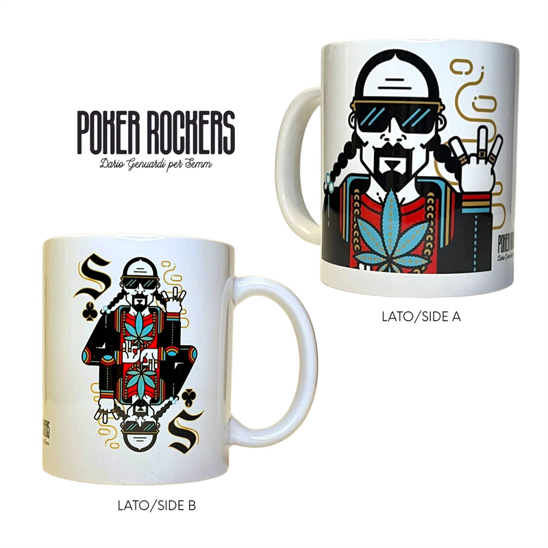 POKER ROCKERS – DARIO GENUARDI PER SEMM - SNOOP - TAZZA - POKER  ROCKERS