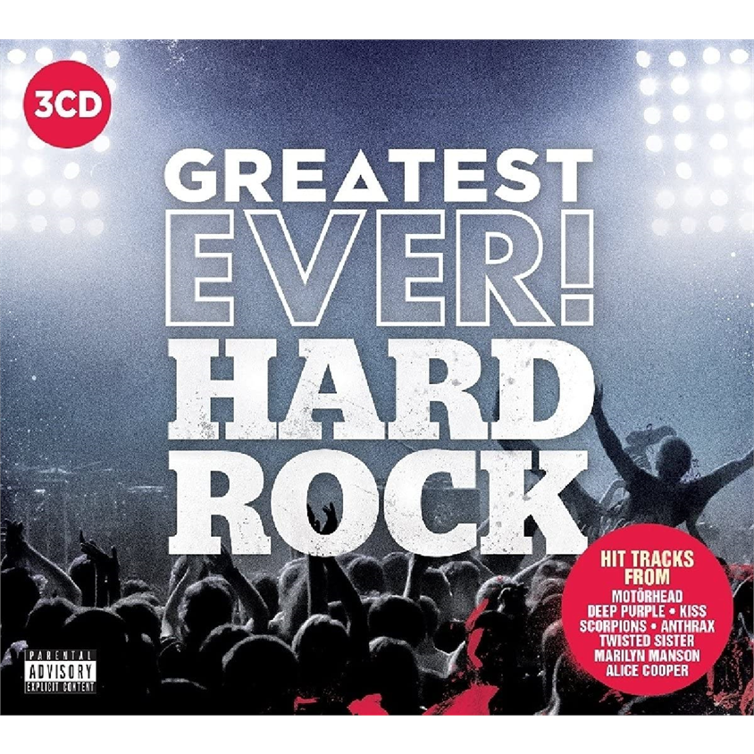 ARTISTI VARI - GREATEST EVER! HARD ROCK (2017 - 3CD COMP.)