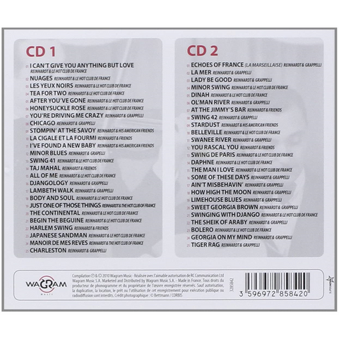 REINHARDT & GRAPPELLI - REINHARDT & GRAPPELLI: LEGENDS (2010 - 2CD)