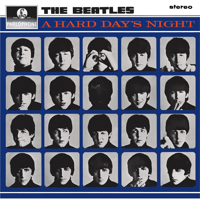 THE BEATLES - A HARD DAY'S NIGHT (LP - REM12 - 1964)