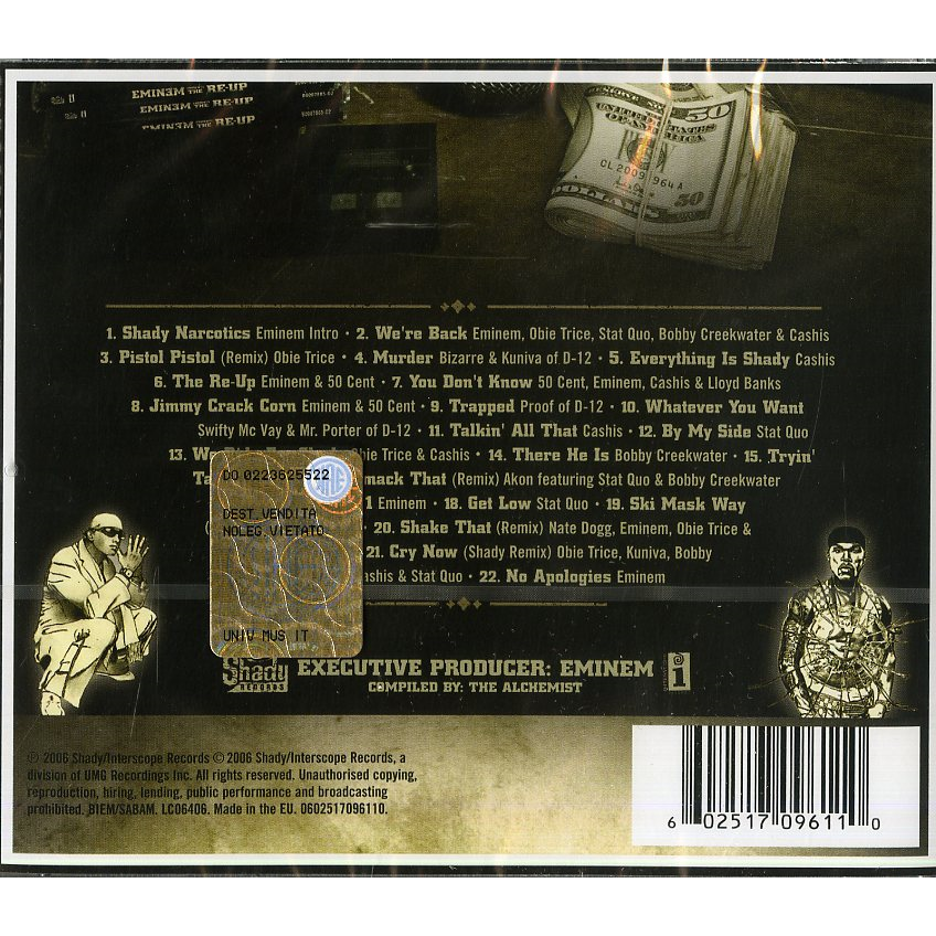 EMINEM - ARTISTI VARI - EMINEM PRESENTS: THE RE-UP (2006)