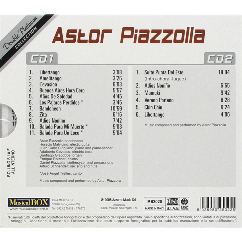 ASTOR PIAZZOLLA - DOUBLE PLATINUM (2CD)