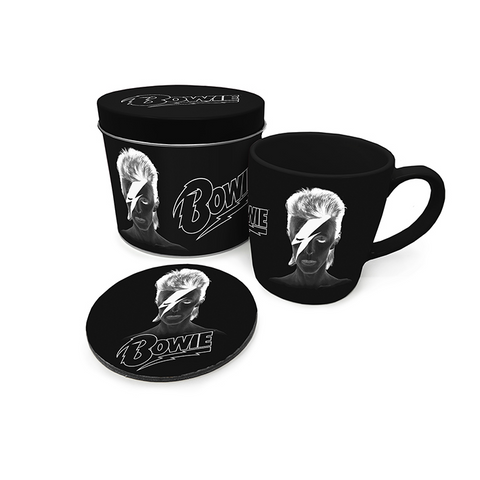 DAVID BOWIE - ALADDINSANE X-RAY - TAZZA IN BOX LATTA + SOTTOBICCHIERE