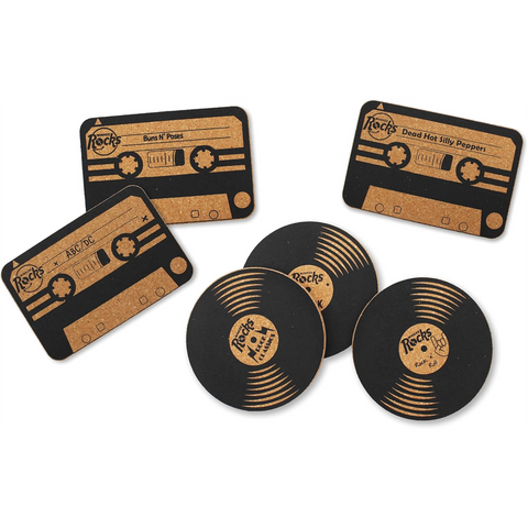 SOTTOBICCHIERI - ROCKS COASTER | CORK COASTER - SET 6 PZ | SOTTOBICCHIERI IN SUGERO