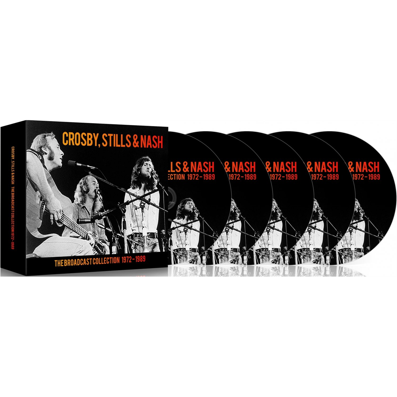 CROSBY STILLS & NASH - THE BROADCAST COLLECTION 1972-1989 (2019 - 5CD)