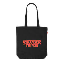 STRANGER THINGS - LOGO – TOTE BAG | BORSA DI TELA – SHOPPER