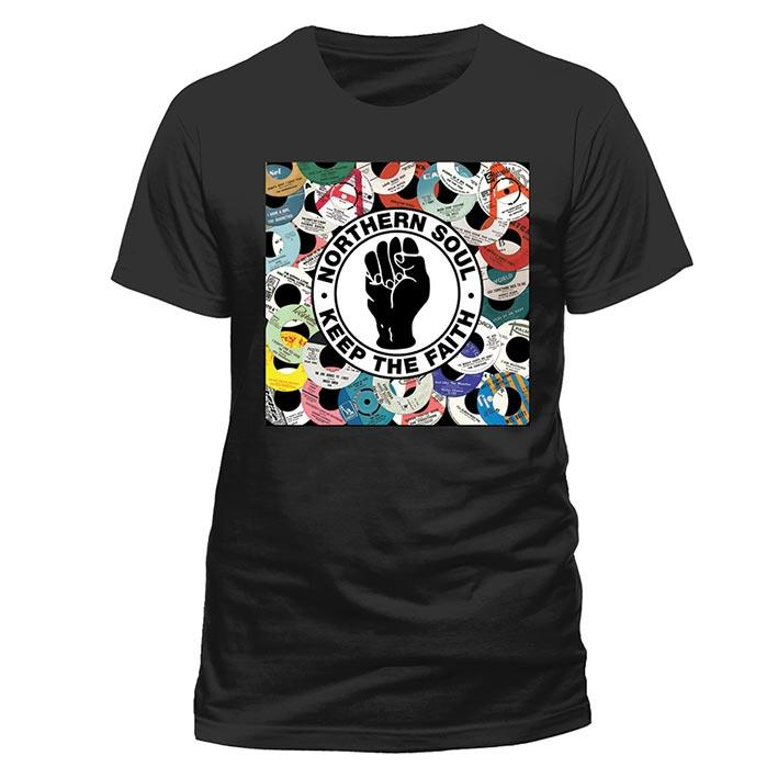 NORTHERN SOUL - ARTISTI VARI - NORTHERN SOUL LABELS - NERO - (XL) - T-SHIRT