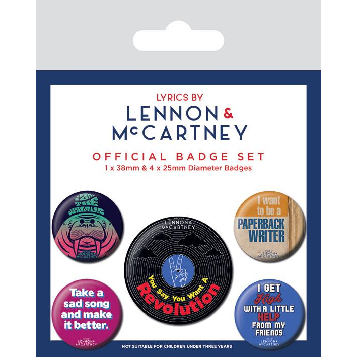 THE BEATLES - LYRICS BY LENNON & MCCARTNEY OFFICIAL - SPILLE PACK