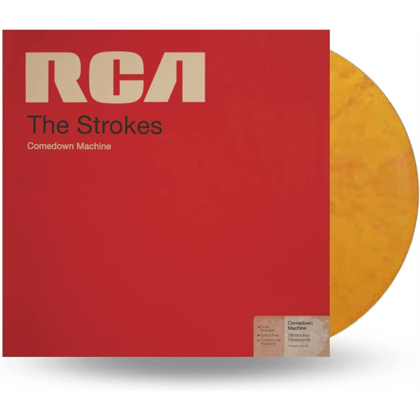 THE STROKES - COMEDOWN MACHINE (LP - GIALLO&ROSSO MARBLED | REM23 - 2013)