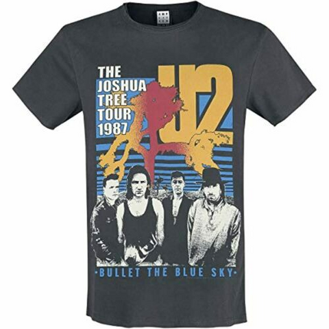 U2 - BULLET THE BLUE SKY - GRIGIO - (M) - T-SHIRT - AMPLIFIED