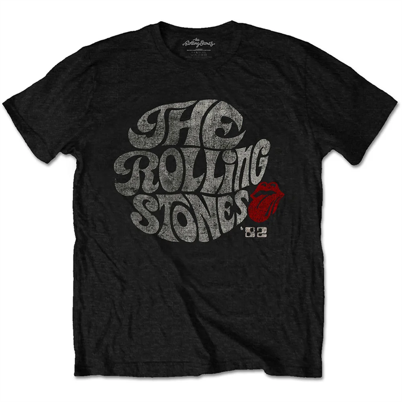 ROLLING STONES - SWIRL LOGO '82 - NERO - M - T-SHIRT