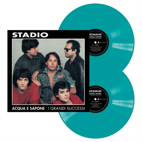 STADIO - ACQUA E SAPONE - I GRANDI SUCCESSI (2LP - BLU - 1994)