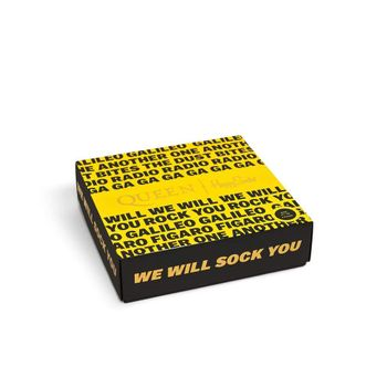 QUEEN - HAPPY SOCKS - BOX CALZINI 4 PAIA - 41/46