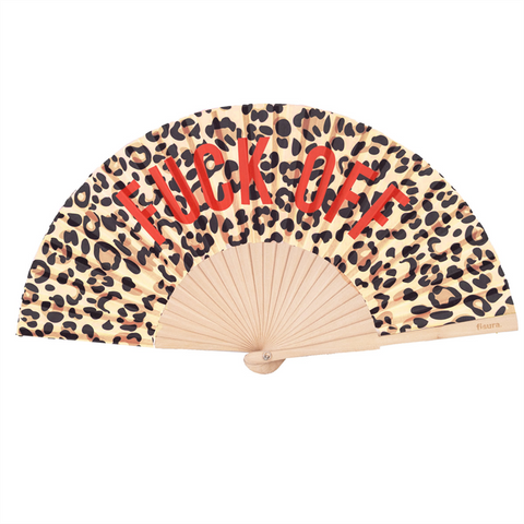 VENTAGLIO - FUCK OFF - LEOPARDATO