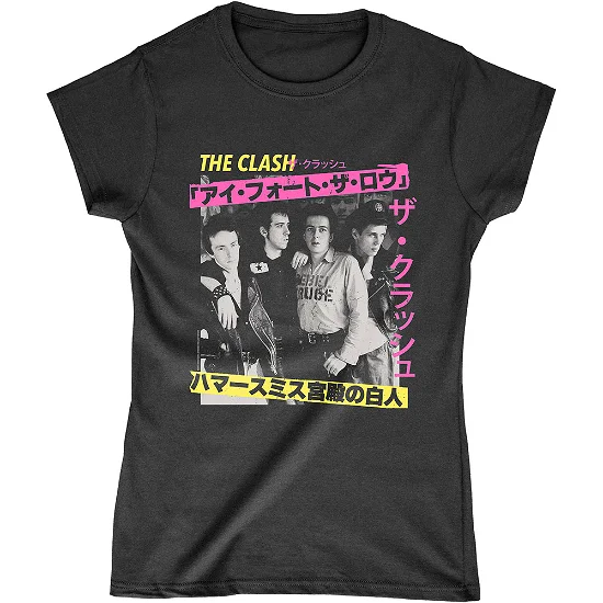 THE CLASH - LONDON CALLING JAPAN PHOTO - nero - (M) - t-shirt